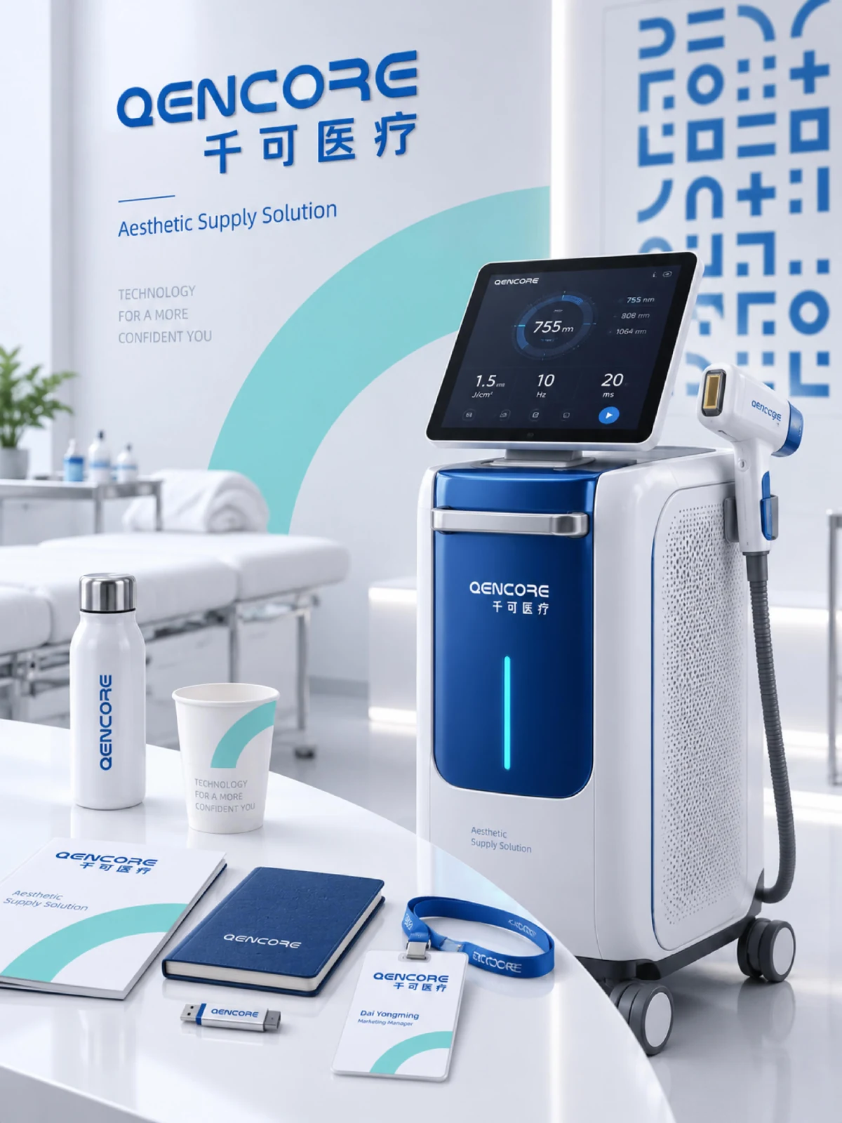 Qianke Medical design illustration