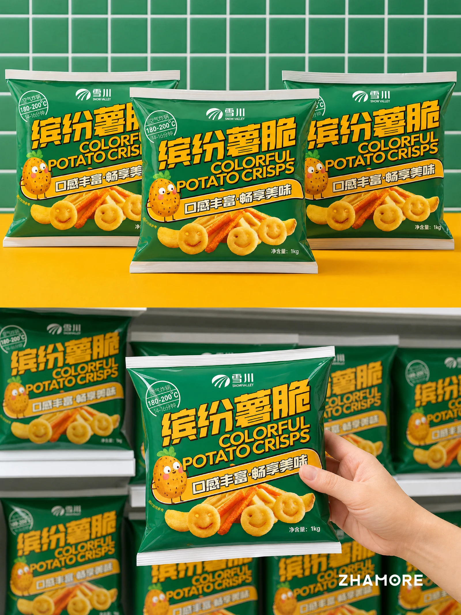 SnowValley · Colorful Potato Crisps